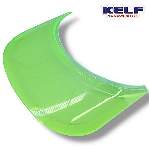 Aba Translúcida para Boné ou Viseira - Cor Verde Flúor
