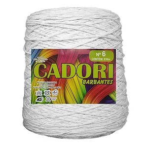 Barbante Cadori 4/6 Cor Branco 700 - Rolo 610m