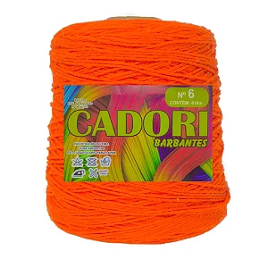 Barbante Cadore 4/6 Cor Laranja Neon 815 - Rolo 610m