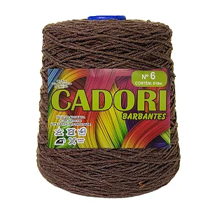 Barbante Cadori 4/6 Cor Marrom 713 - Rolo 610m