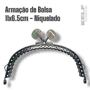 Armação de Bolsa 153711 11x6.5cm - Cor Niquelado 1un