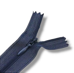 Ziper Invisível Fixo Tela n°3 35cm - Cor Azul Marinho Noite 226 10un BV1A