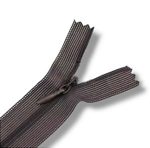 Ziper Invisível Fixo Tela n°3 15cm - Cor Marrom 302 10un BV1C