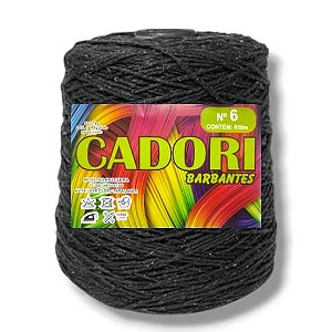 Barbante Cadori 4/6 -  Preto 701 610m