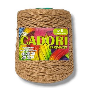 Barbante Cadori 4/6 Cor Caramelo Claro 709 - Rolo 610m