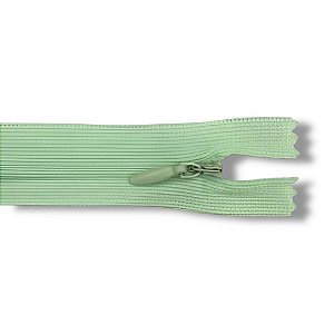Ziper Invisível Fixo Tela n°3 15cm - Cor Verde Agua 10un BV1C