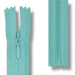 Ziper Invisível Fixo Tela n°3 20cm - Cor Azul Claro 192/357 10un BV1ABC