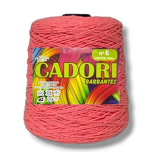 Barbante Cadori 4/6 Cor Melancia 741 - Rolo 610m