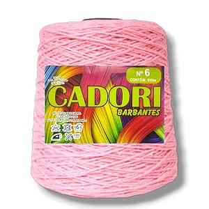 Barbante Cadori 4/6 Cor Rosa bb 735 - Rolo 610m