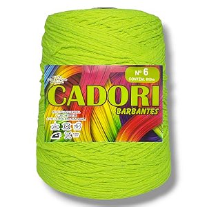 Barbante Cadori 4/6 Cor Verde Neon 767 - Rolo 610m