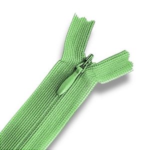 Ziper Invisível Fixo Tela n°3 20cm - Cor Verde 229 10un BV1ABC