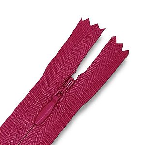 Ziper Invisível Fixo Tela n°3 20cm - Cor Pink Cereja 143/261 10un BV1ABC