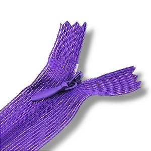 Ziper Invisível Fixo Tela n°3 20cm - Cor Roxo 170/218 10un BV1ABC