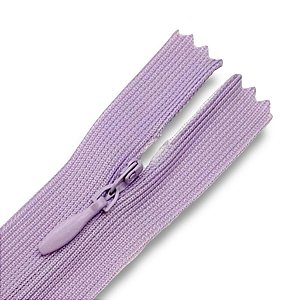 Ziper Invisível Fixo Tela n°3 20cm - Cor Lilás 552 10un BV1ABC