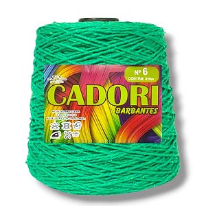 Barbante Cadori 4/6 Cor Especial Verde Bandeira 759 - Rolo 610m