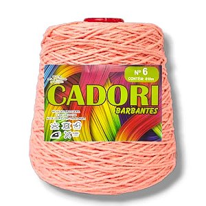 Barbante Cadori 4/6 Cor Salmão 787 - Rolo 610m