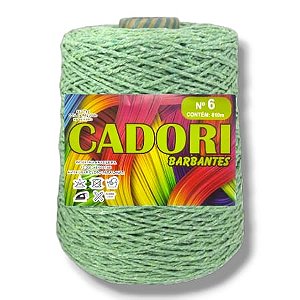 Barbante Cadori 4/6 Cor Verde Cana 827 - Rolo 610m