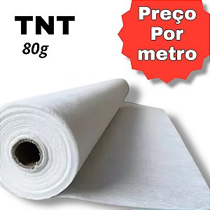 TNT Ind. 80 G/M2 STD 1400mm - por metro - Cor Branco