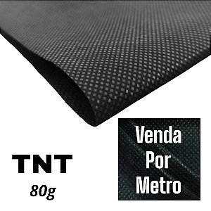 TNT Ind. 80 G/M2 STD 1400mm por metro - Cor Preto