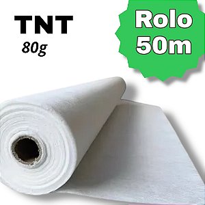 TNT Ind. 80 G/M2 STD 1400mm Rolo 50m - Cor Branco