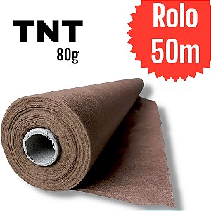 TNT Ind. 80 G/M2 STD 1400mm Rolo 50m - Cor Marron