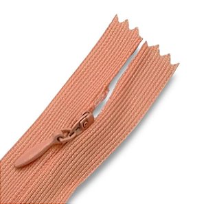 Ziper Invisível Fixo Tela n°3 20cm - Cor Salmão 813 10un BV1ABC