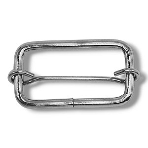 Fivela Regulador Alça Bolsa 40mm / 4mm espesssra - Niquelada 10un