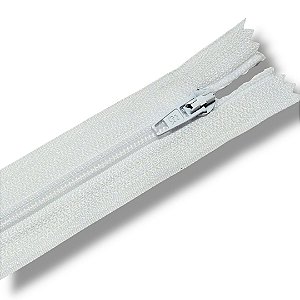 Ziper Nylon Fixo N. 3 10 cm - Cor Branco 10Un
