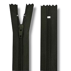 Ziper Nylon Fixo N. 3 60 cm - Cor Preto 10Un