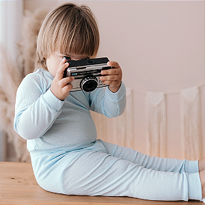 Conjunto body canelado soft baby