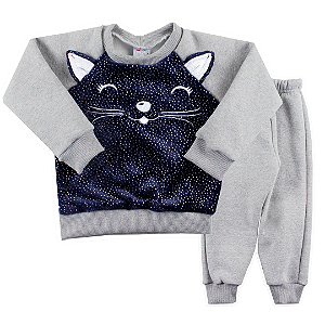 Conjunto blue cat. Tam: 2 - 3