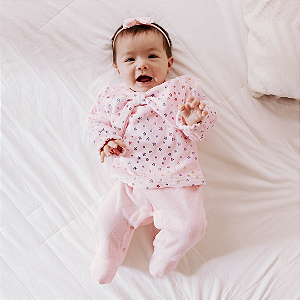 Macacão flores coloridas