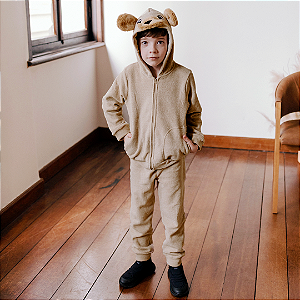 Conjunto urso curioso