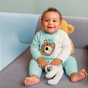 Conjunto ursinho simpático