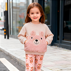 Conjunto ursinha charmosa