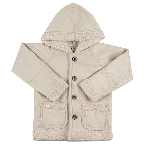 Casaco forrado de pele