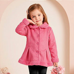 Casaco forrado de pele