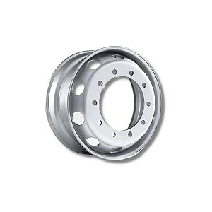 Roda de Ferro Aro 17,5 Unitária Para Caminhão 6 Furos Rota 21 (Para Pneus  215/75R17,5)