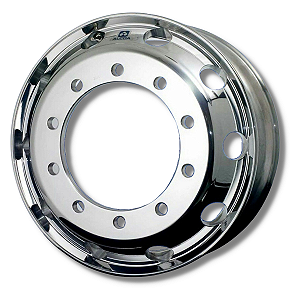 Roda Alumínio Polido Ultra One Alcoa BORDA LARGA 22-5X8-25