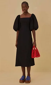 Vestido Midi Mangas