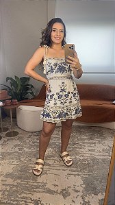 Vestido Curto Estampado Malu