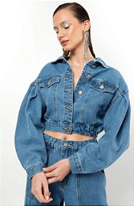 SLY JAQUETA JEANS FEMININA