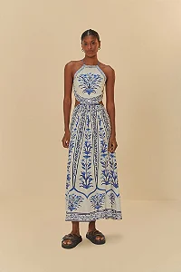 Vestido Cropped Estampado Antônia