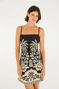 Vestido Alça Estampada Guanacaste