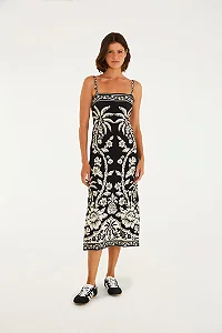 Vestido Midi Estampado Guanacaste