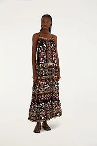 Vestido Longo Estampado Adriele