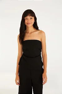 Blusa Alfaiataria Sem Alça