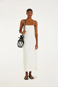 Vestido Reto Alcinhas