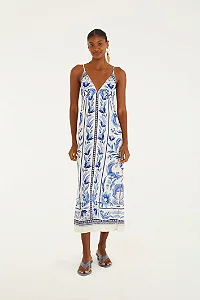 Vestido Longo Estampado Natália