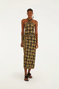 Saia Midi Estampada Trancoso